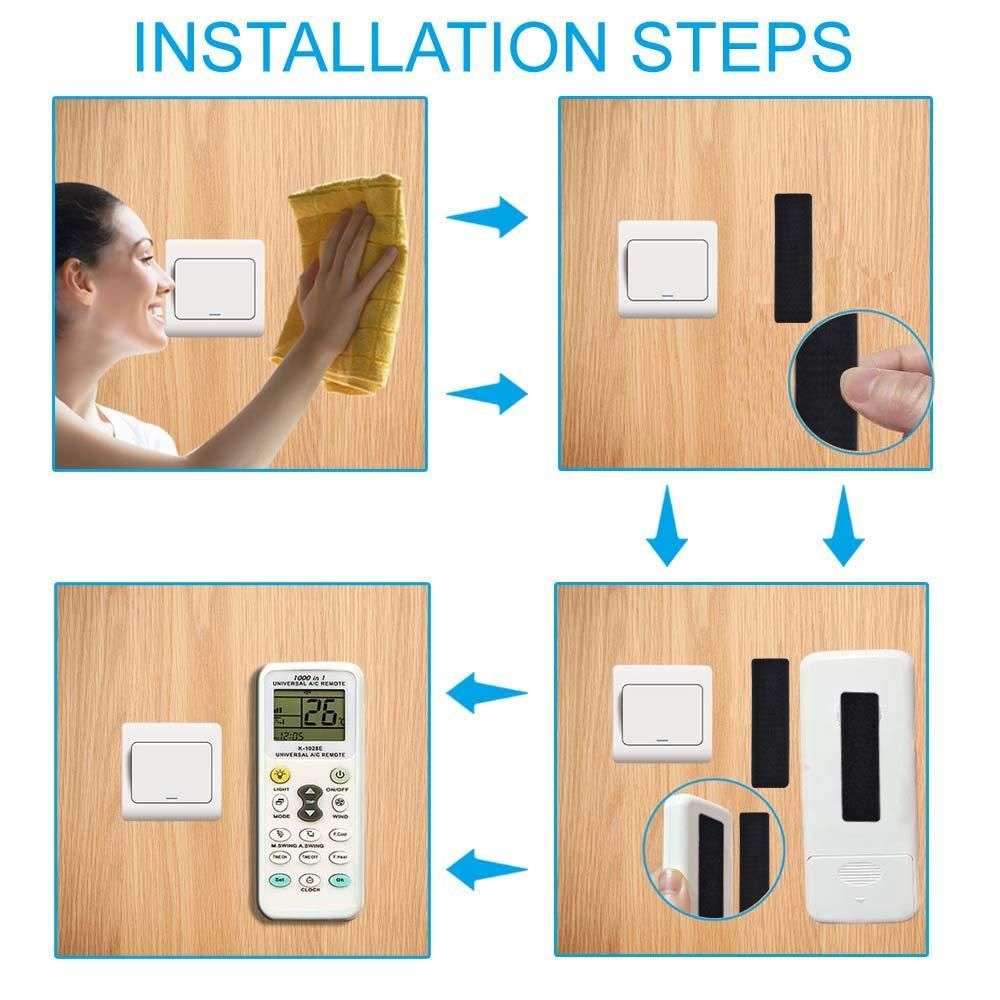 Self Adhesive Hook and Loop Tape (10 pcs)