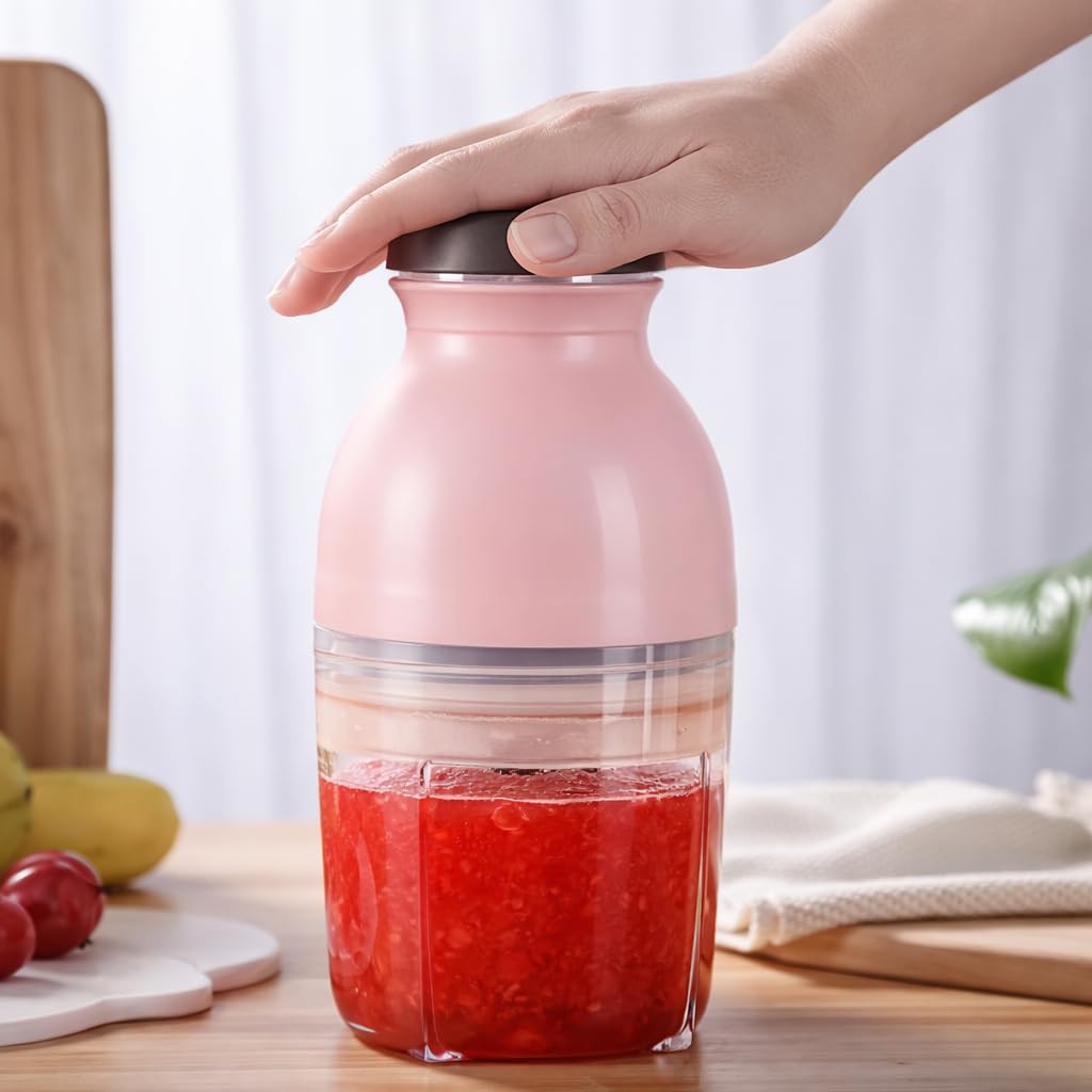 Electric Capsule Cutter Juicer – High-Power Multipurpose Mini Food Chopper for Fruits, Vegetables, Nuts & Chutneys