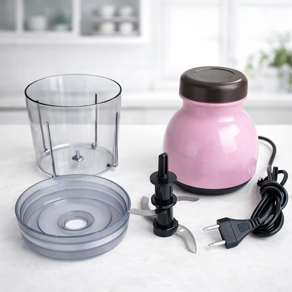 Electric Capsule Cutter Juicer – High-Power Multipurpose Mini Food Chopper for Fruits, Vegetables, Nuts & Chutneys