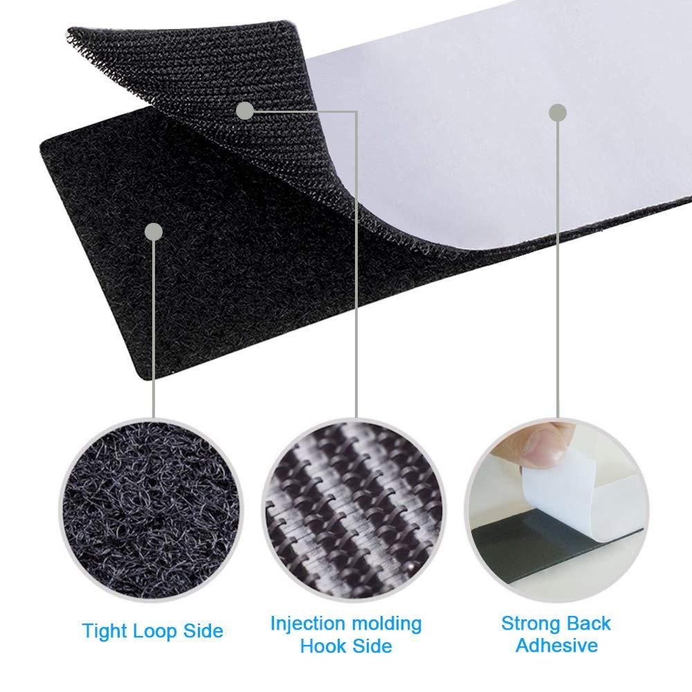 Self Adhesive Hook and Loop Tape (10 pcs)