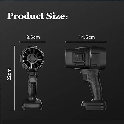 TurboJet Pro 400W Industrial Handheld Air Blower – High-Pressure Brushless Motor, 3-Speed Electric Duster