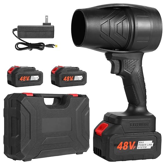 TurboJet Pro 400W Industrial Handheld Air Blower – High-Pressure Brushless Motor, 3-Speed Electric Duster