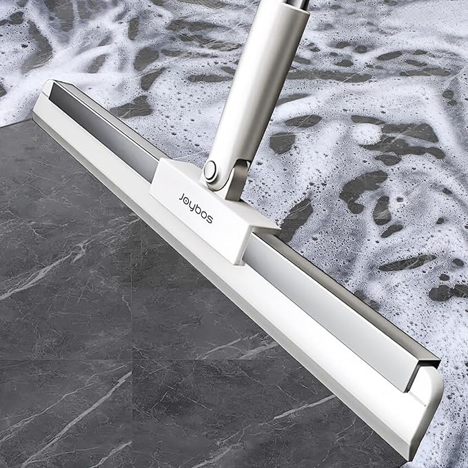 Magic Silicone Broom Floor Wiper – 3-in-1 Multipurpose Floor Cleaner for Water, Dust & Hair (Adjustable Handle)