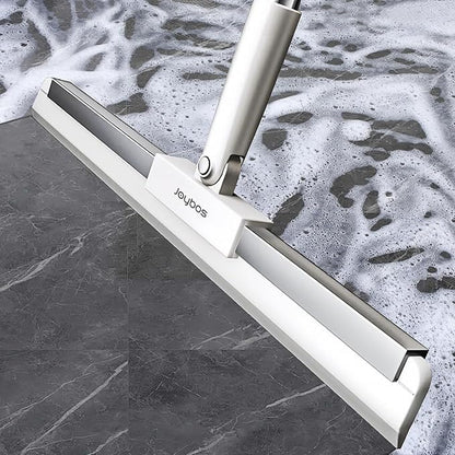 Magic Silicone Broom Floor Wiper – 3-in-1 Multipurpose Floor Cleaner for Water, Dust & Hair (Adjustable Handle)