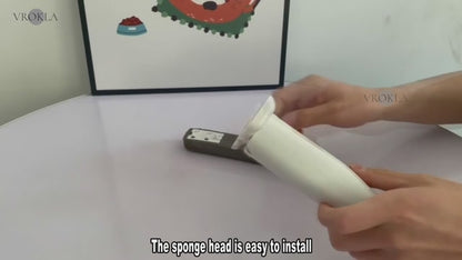 Mini Handheld Sponge Mop – Compact Absorbent Squeegee Cleaner with Replaceable Pads