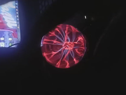 Plasma Ball Lamp – Touch Sensitive Lightning Globe, Interactive LED Desk Decor & Night Light