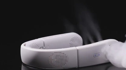CoolBreeze Pro™ Smart Neck Fan – 360° Cooling | Bladeless | Ultra Silent | Long Battery Life