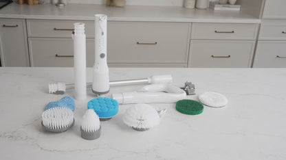 9-in-1 Electric Spin Scrubber – Cordless, Extendable Power Cleaner for Bathroom, Kitchen, Tiles & Floors