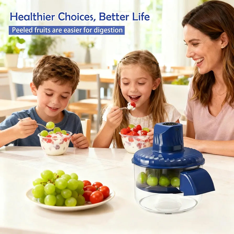 Electric Automatic Fruit & Vegetable Peeler – USB Rechargeable Multi-Blade Kitchen Cutter