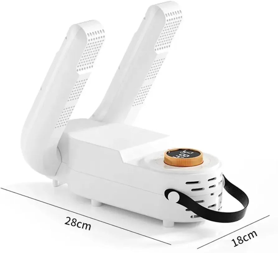 Portable Electric Shoe Dryer – 360° Warm Air Circulation, Adjustable Timer, Multi-Function Boot & Shoe Dryer