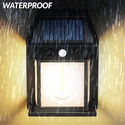Solar Outdoor Wall Light – Automatic Dusk-to-Dawn LED Lantern | Waterproof Garden & Balcony Lamp