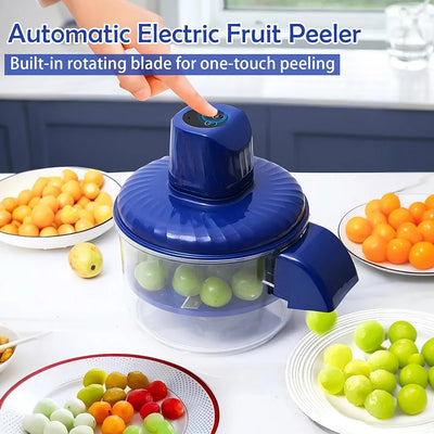 Electric Automatic Fruit & Vegetable Peeler – USB Rechargeable Multi-Blade Kitchen Cutter