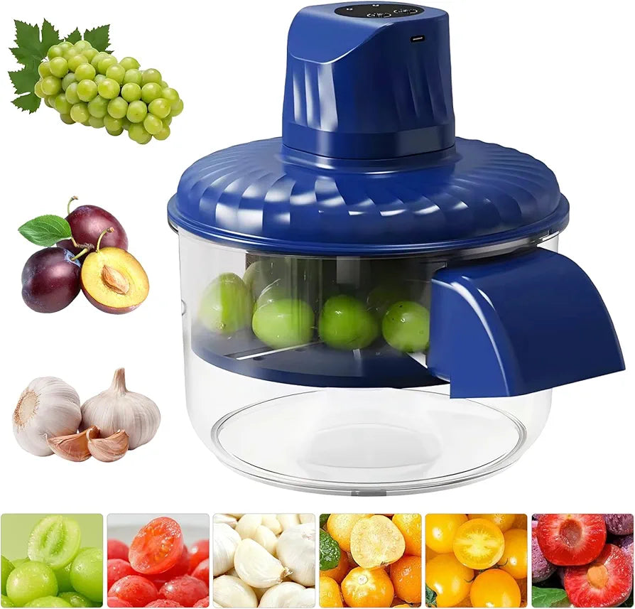 Electric Automatic Fruit & Vegetable Peeler – USB Rechargeable Multi-Blade Kitchen Cutter