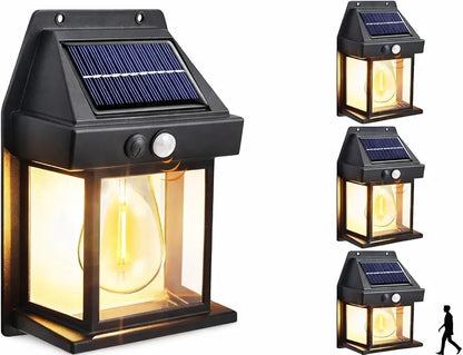 Solar Outdoor Wall Light – Automatic Dusk-to-Dawn LED Lantern | Waterproof Garden & Balcony Lamp
