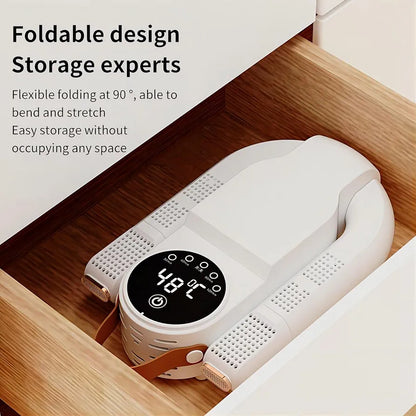 Portable Electric Shoe Dryer – 360° Warm Air Circulation, Adjustable Timer, Multi-Function Boot & Shoe Dryer